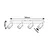 Rabalux Plafonska spot lampa Gerhard, 4xGU10, Crna
