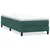 Box Spring krevet bez madracem tamnozeleni 80x220 cm baršun