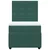 Vidaxl Box spring postelja z vzmetnico temno zelena 100x200 cm žamet