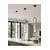 Opviq luster Alabaster 2869-1-19, LED 20 W, crni
