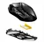 Bežični USB miš Be Quiet! Dark Perk Sym (Pixart Paw3950 senzor), simetričan oblik, 32000 DPI, 55 G, brzina glasanja 8K, 2.4Ghz, Ptfe klizači, crni, Bm008