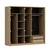 Hanah Home Maren 20500 garderober 226 × 210 × 61 cm, Gölge Yunus