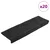 Prostirke za stepenice samoljepljive 20 kom 65x21x4 cm tamnosive pravokutne rubove