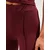 Trendyol Milla ženski set Crop Top i Knitted Bottom Twoss25Au00047, burgundac