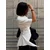 Bershka Majica  bela