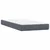 Vidaxl Box Spring postelja z vzmetnico Temno siva 80x220 cm Velvet