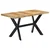 Vidaxl Jedilna miza 140x70x75 cm trden robusten mangov les
