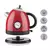 KLARSTEIN kuhalo za vodu AQUAVITA KETTLE 1.5L 2200W CRVENO