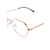 Ray-Ban - round frame optical glasses - unisex - Metallic