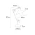 Opviq Stona lampa E27 Socket, Crna