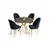 Hanah Home Trpezarijski set, 5 komada, Teget