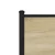 Vidaxl Kovinski posteljni okvir brez vzmetnice sonoma hrast 75x190 cm