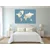 Slika na pluti zemljevid z vintage elementi - 120x80 arrow