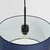 Sollux SL.1851 - Luster na sajli NEVIA 1xE27/15W/230V prečnik 40 cm plavi
