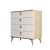 Hanah Home Komoda Versa 80x90,8x45cm Hrast-Bela