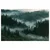 Slika meglen gorski iglasti gozd - 90x60