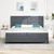 vidaXL vidaXL Box Spring Postelja z Blazino Temno Siva 200x200 cm Velur, (22050955)