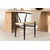 Venture Design Jedilni stol 58x55x72 cm črne barve