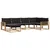 Set vanjskih sofa s jastukom 6 pcs Bijela i crna