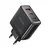 Zidni punjač Yesido YC144C 65W 3.25A 1 x USB-A - 2 x USB-C s USB-C kabelom crni
