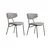 Hanah Home Set trpezarijskih stolica Nancy , 2 komada, Sivi