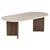 HANAH HOME Sto za dnevnu sobu Sable Travertine Walnut