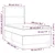 Vidaxl Box spring postelja z vzmetnico moder 90x200 cm blago