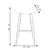 Barska stolica JB-02 bela