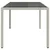Vidaxl Vrtna miza Bela 190 x 90 x 75 cm poli ratan