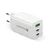 EAV polnilnik GaN, 1x USB, 2x USB-C, Quick Charge 4+, 65W, bel
