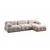 Atelier del Sofa Ugaona garnitura Petite, 290x160 cm, Krem