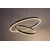 Rabalux Visilica sa daljinskim Isaure, 2 prstena, LED 80W, 3000-6500K, 60cm, Crna