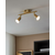 EGLO Buzz-LED Spot rasveta, GU10, 2x2.8W, IP20, Brušeni mesing