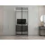 Hanah Home ormar sa reflektujućim staklom Nisa 20626, 90 cm, antracit