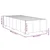 Vidaxl Box spring postelja z vzmetnico temno siva 100x200 cm blago