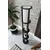 Opviq Podna lampa Estantes Round, 150 cm, Crna