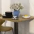 HOMCOM HOMCOM Jedilna miza, iverna plošča, jeklo 70D x 70Š x 75V cm Temno rjava + črna, (5000231359)