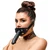Zado Leather Dildo & Gag 2020254 Black