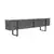 HANAH HOME Polica za TV Serenity Anthracite Black