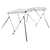 Tenda bimini s 3 luka i bočnim stijenkama 183x(137-152)x137 cm