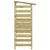 vidaXL Pergola s streho 2 kosa 100x90x200 cm impregnirana borovina
