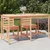 Vidaxl Vrtna miza 203,5x90x110 cm trden les douglas