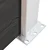 Panel za ogradu WPC 95 x 186 cm sivi