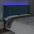 Vidaxl LED posteljno vzglavje temno modro 163x16x118/128 cm žamet