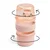 Done By Deer tiny farm to go 2u1 posuda za grickalice, roze