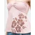 HOLLISTER Top  rjava / roza