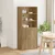 Highboard Umjetnički hrast 80 x 42,5 x 185 cm Konstruirano drvo