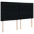 Vidaxl Box spring postelja z vzmetnico črn 200x200 cm blago