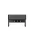Hanah Home Komoda Luxe 120x80x30cm Crno-Antracit