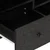 TV ormarić crni 100 x 33 x 46 cm od masivnog drva manga